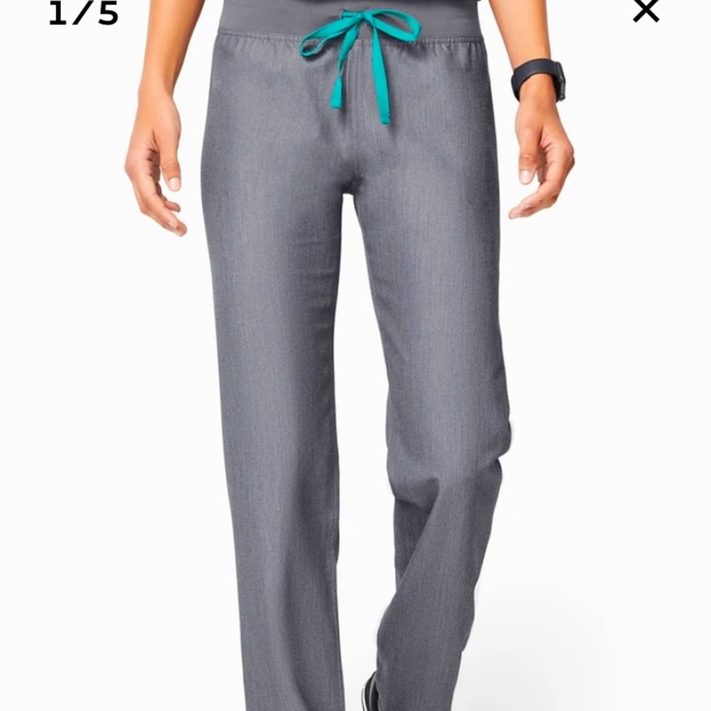 FIGS petite xs Livingston gray scrub pants